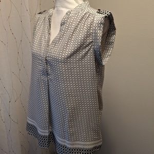 Black and white tank